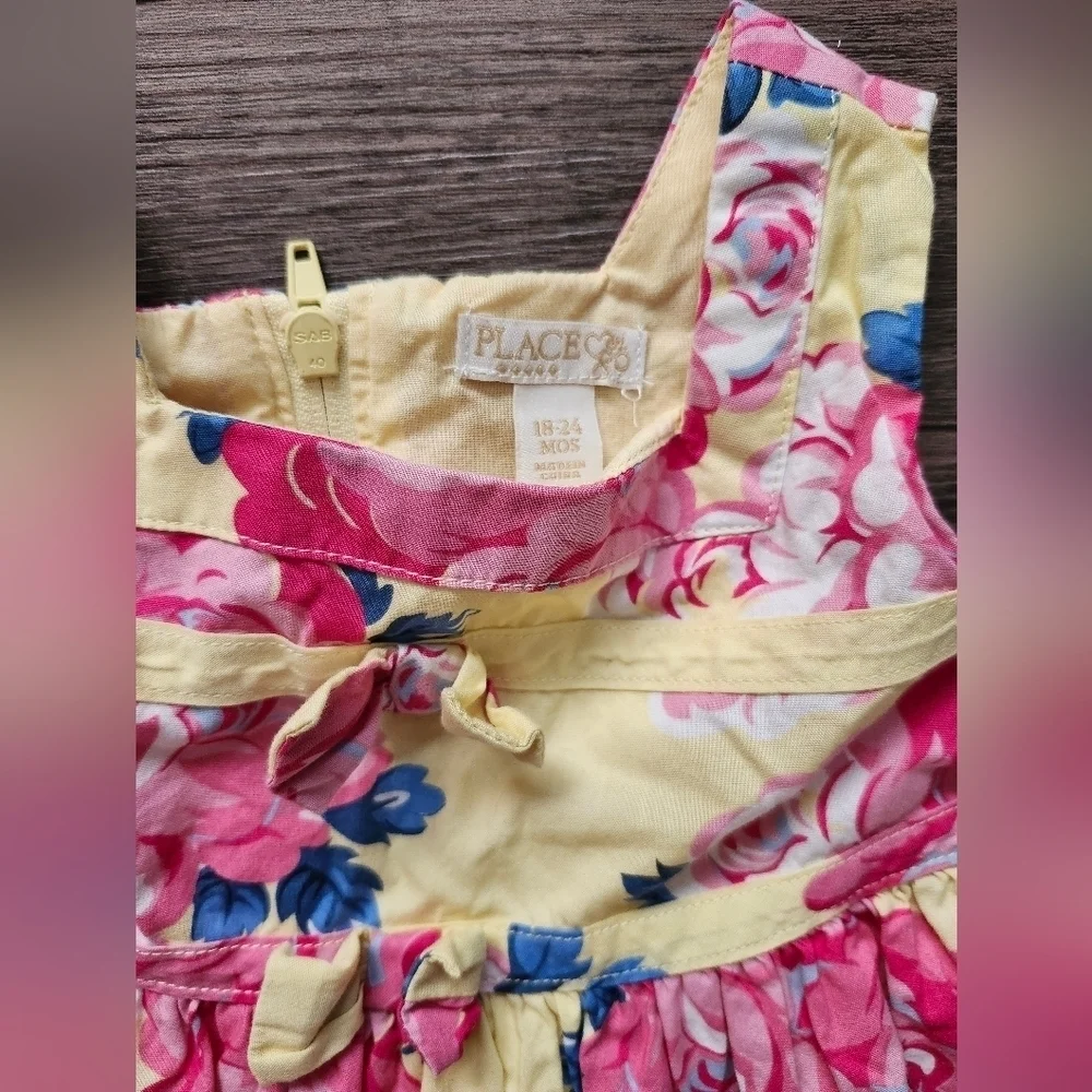 The Children's Place Yellow Floral Dress